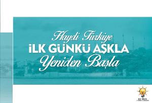 İŞTE AK PARTİ SEÇİM BEYANNAMESİ